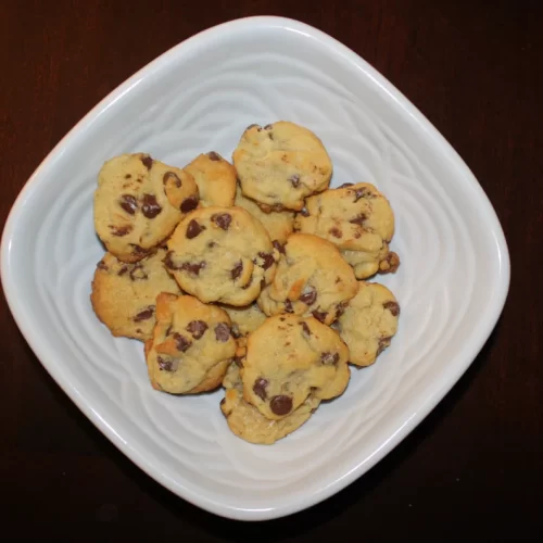 A Bowl of Chocolate Chip Cookies